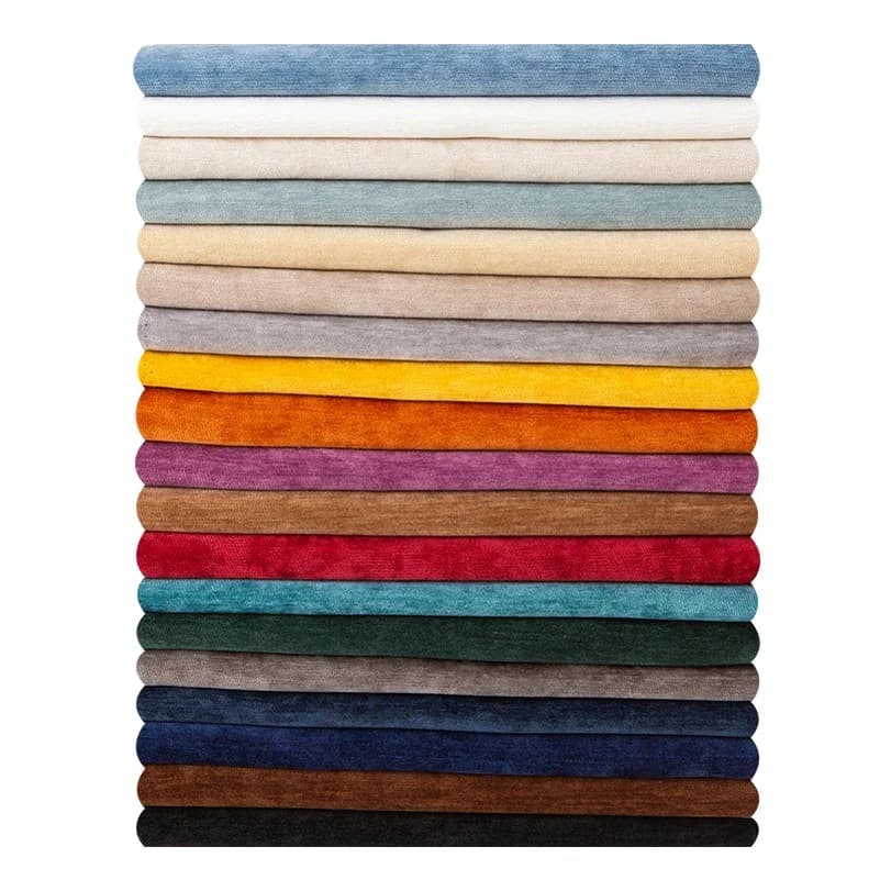 Tissu Chenille Durable en Microcarence, Housses de Canapé, Rideaux de Meubles, Accessoires de Décoration pour la Maison