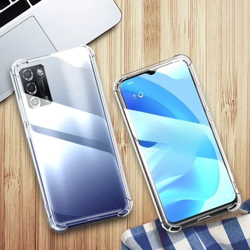 Coque de téléphone en Silicone antichoc Airbag, étui de protection pour appareil photo OPPO A54 A74 A94 Funda A55 A95 A93 A93S 4G, housse transparente 5G