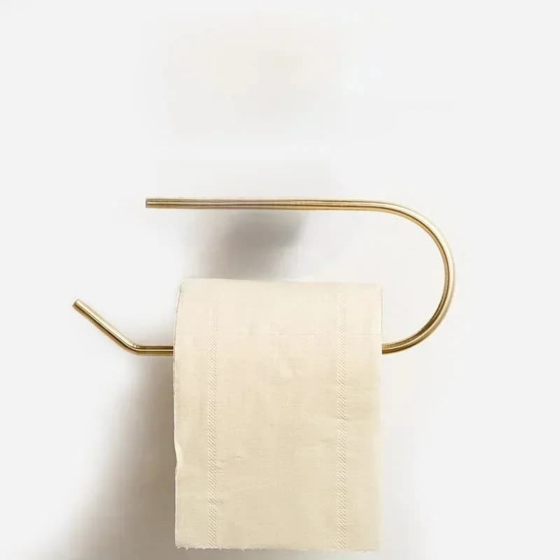 Porte-papier hygiénique nordique, rouleau de papier toilette, mouchoirs en bois T1