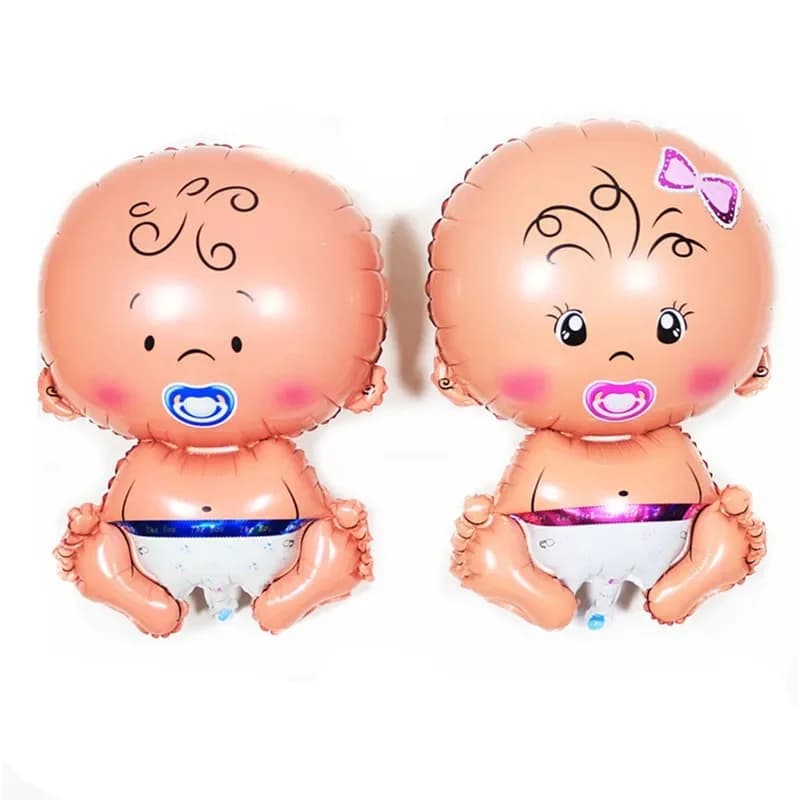Ballon de poupée sucette pour bébé garçon et fille, décoration de fête révélatrice du sexe, ballon de dessin animé pour premier anniversaire, ballon pour enfants, 30 po