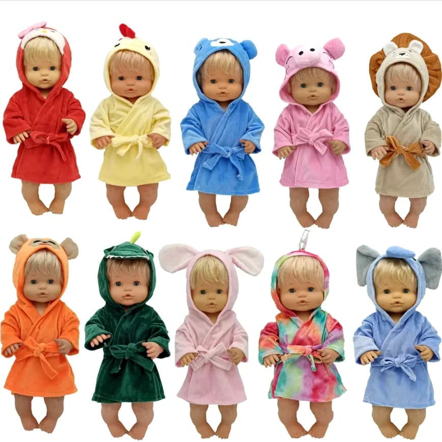 Peignoir pour poupée Nenuco, vêtements et accessoires pour sa petite sœur, 40 cm, vêtements de nuit pour poupée bébé, cadeaux d'anniversaire