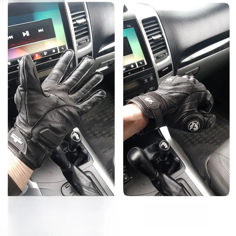 Offre spéciale! Furygan-Gants de moto en cuir AFS 6, gants de moto GP BMX, descente, VTT, cyclisme, course à pied, gg