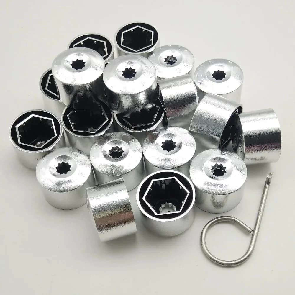 Capuchons de boulons de roue de voiture, couvercle de vis, Volkswagen VW POLO Tiguan Passat B5 Gods B7 Golf 4 5 6 7 MK6 Jetta MK5 Bora Touran, 20 pièces