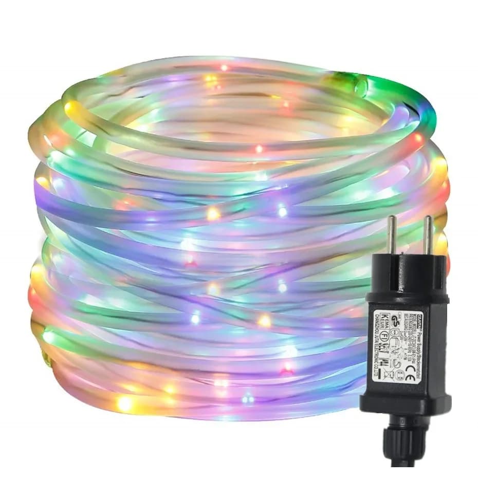 Guirlande lumineuse LED à brancher pour intérieur et extérieur, 10M 30M 50M, pour décoration de jardin domestique, avec minuterie, 8 Modes, basse tension, étanche