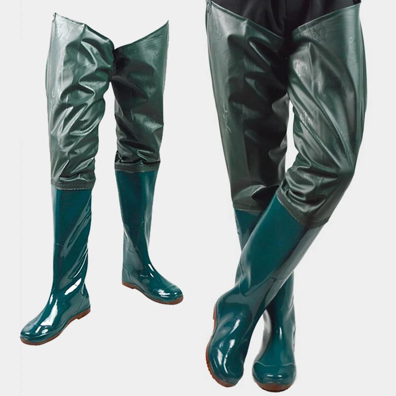 Bottes de pêche imperméables, botte de rivière, Wader de hanche sous-marin, bas Bootfoot