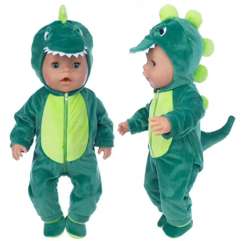 Costumes de saut d'animaux pour poupée bébé de 43cm, 17 pouces, vêtements pour bébés garçons, 2024