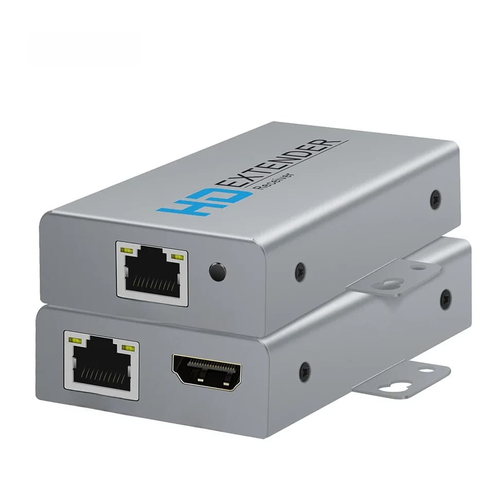 Prolongateur de réseau HDMI sur IP, répartiteur HDMI, prise en charge POE, RJ45 CATinspectés CAT6 LAN, nouveau, 50m, 1080P
