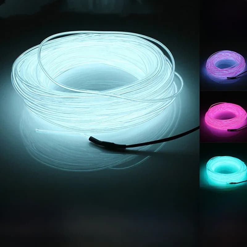 Bande Lumineuse LED Néon Flexible et Étanche, 3V, 5V, 12V, 2m, 3m, 5m, Luminaire Décoratif de Soirée Dansante, USB