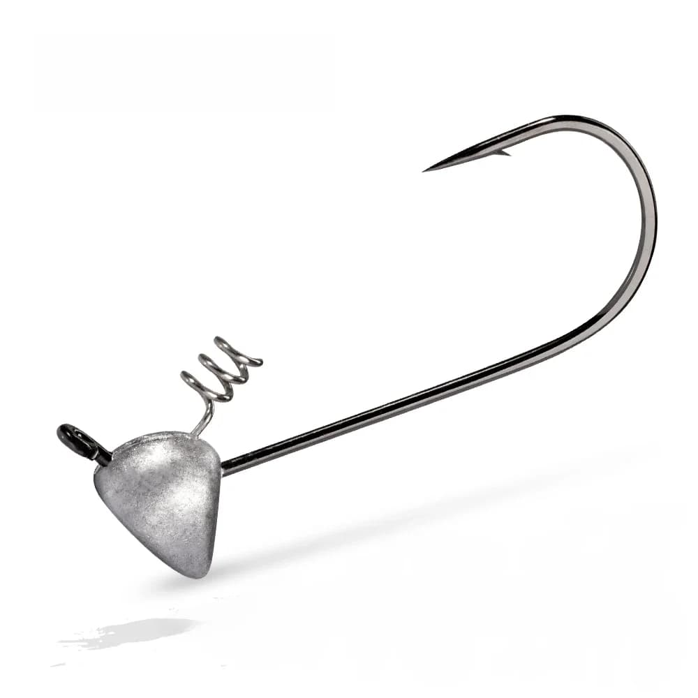 Hunthouse 3.5g 5g 6.5g 4 pièces/sac Jigs à tête mobile souples à face plate, matériel de pêche pour accessoires de leurres