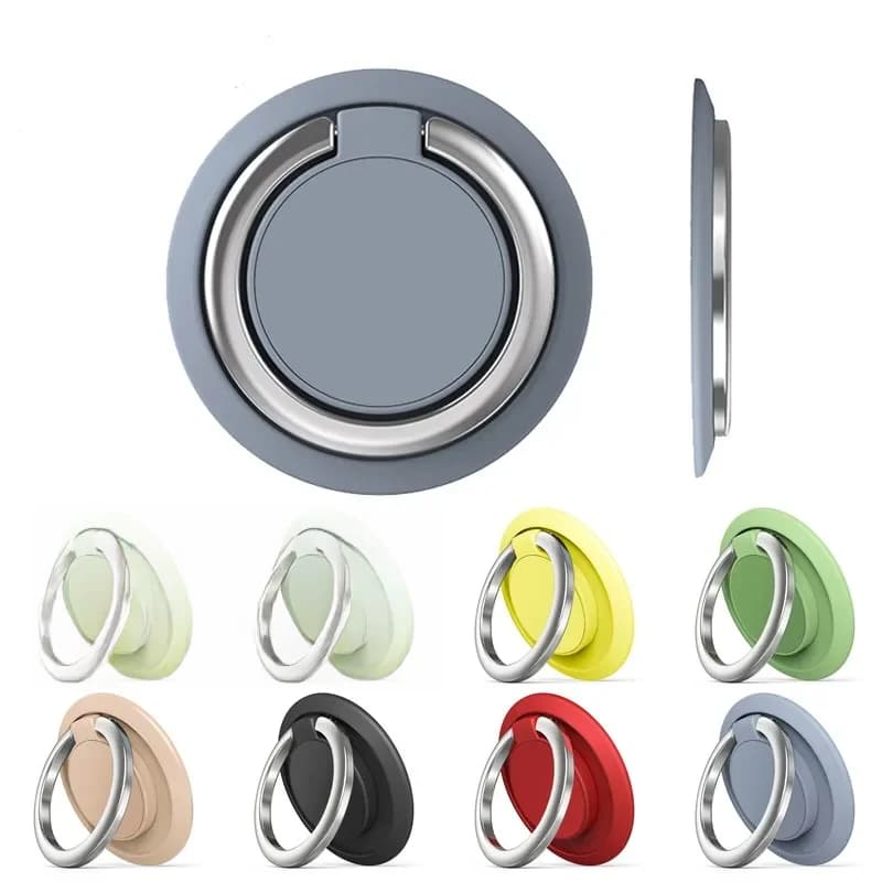 Support de bague de doigt, poignée rotative à 360 degrés pour téléphone portable et voiture, support magnétique arrière de téléphone, support universel