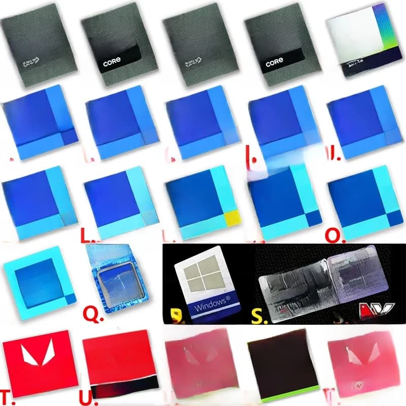 Nouveau Original 11 générations Core i9 i7 i5 i3 Evo certifié ordinateur de bureau Cpu autocollant étiquette