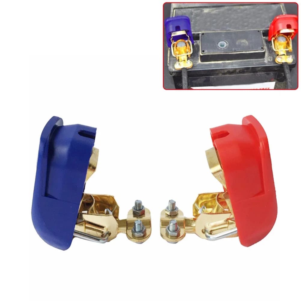 Pinces de connecteur de démontage d'électrode positive et négative, dégagement rapide, batterie de voiture, politiquement als, accessoires de voiture, nouveau, une paire