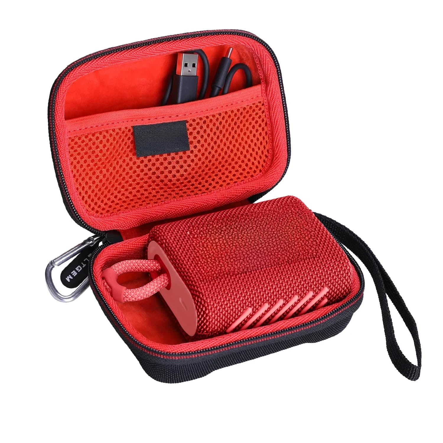 Étui rigide EVA étanche LTGEM pour haut-parleur Portable JBL Go 3 avec batterie intégrée Bluetooth
