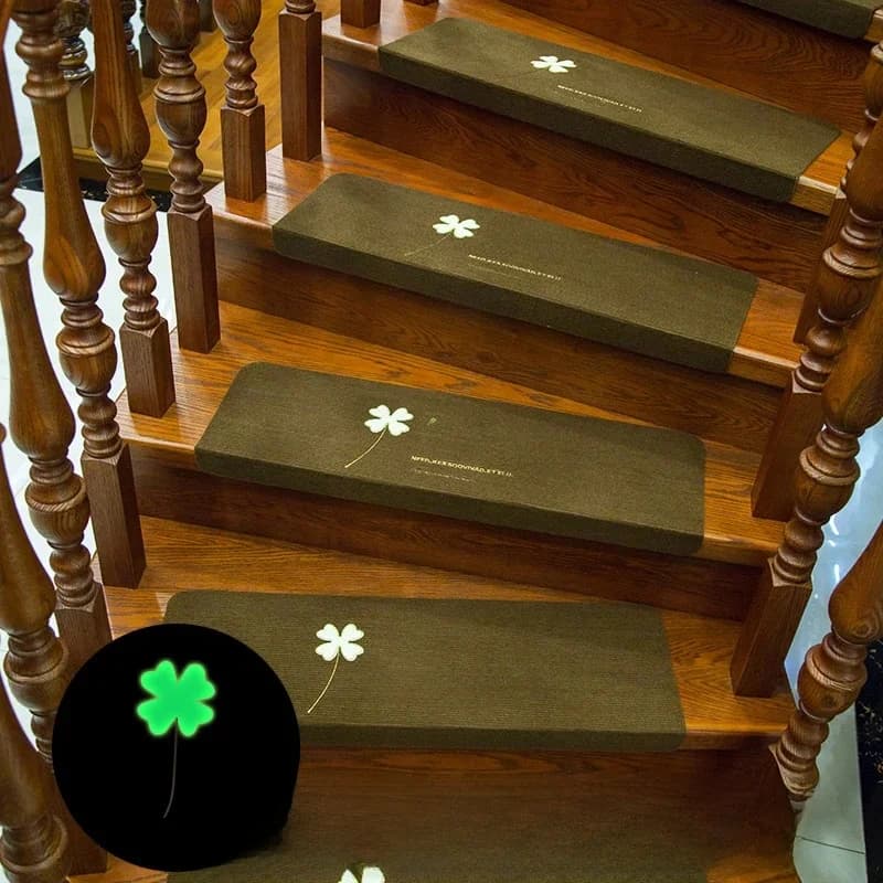 5/10 pièces Tapis de protection lumineux auto-adhésifs antidérapants pour escaliers et sols, découpables DIY, sécurité pour enfants, personnes âgées et animaux domestiques, vente en gros