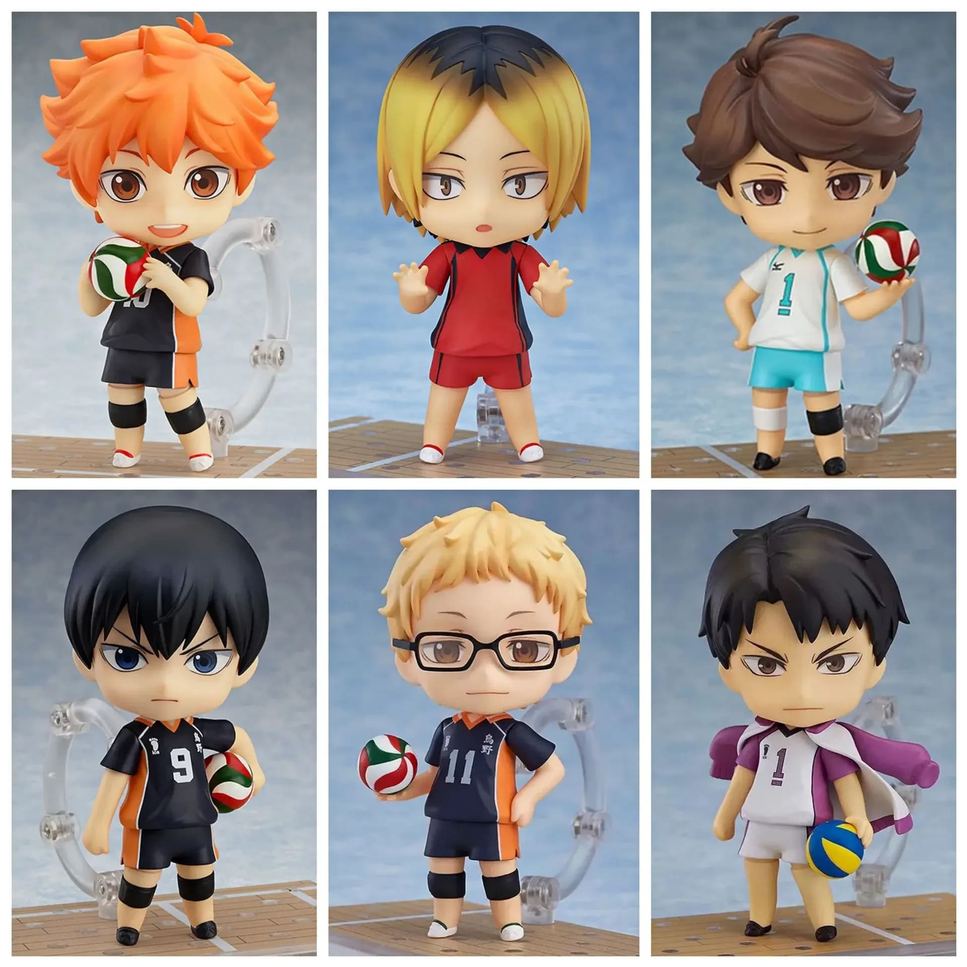 Haikyuu de 10 cm!! Haikyuu Oikawa Tooru Kei Tsukishima Ushijima Wakatoshi Kenma Kozume Tobio Kageyama Hinata Shoyo figurine d'action