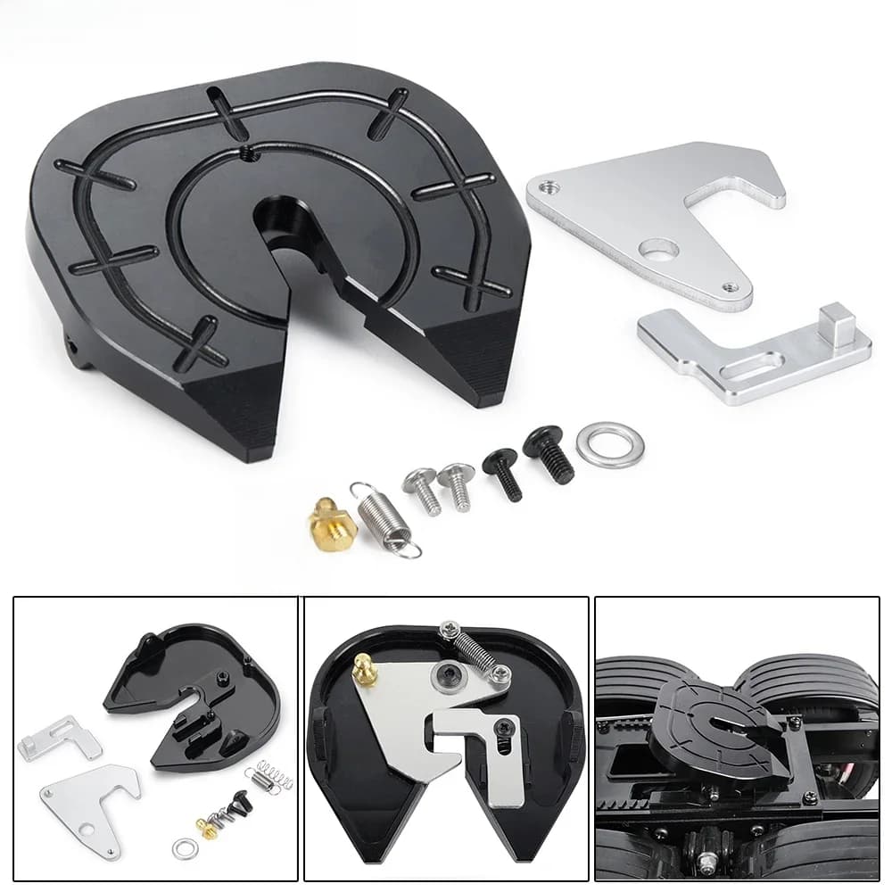 AXSPEED RC voiture coupleur métallique disques de meulage plaque de disque de découplage pour 1/14 Tamiya tête de traînée tracteur camion pièces de mise à niveau