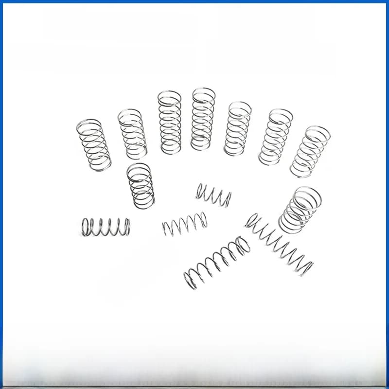 Fil de ressort de Compression en acier inoxydable 304, diamètre 0.5, ressort de retour, diamètre extérieur 3-10mm, ressort en spirale, Mini ressort, 10 pièces