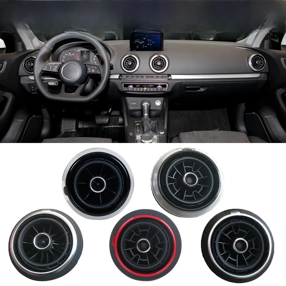 K-Car-Sortie de climatiseur de remplacement, tableau Prada, décoratif pour Audi A3 S3 Q2L RS3 2013-2020, 1 pièce