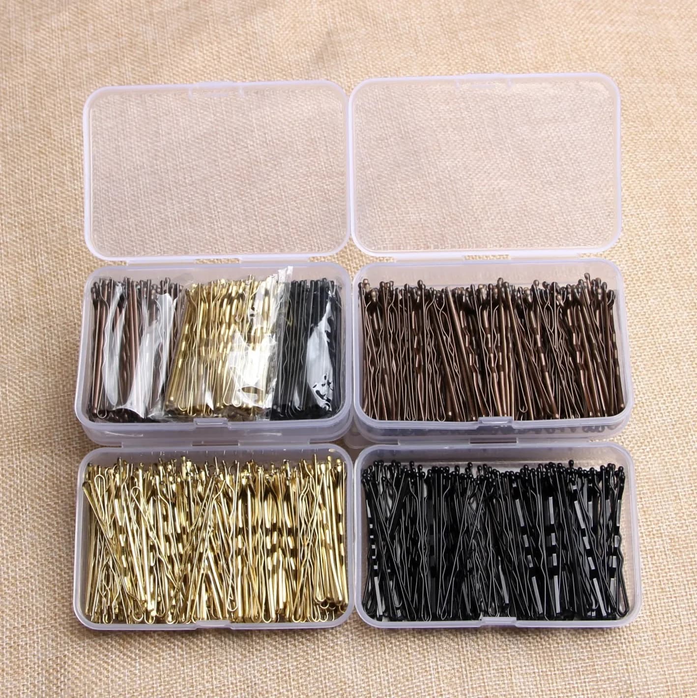 Épingles à cheveux noires pour femmes, pince à cheveux pour dames, épingles à cheveux ondulées invisibles, pince à cheveux BarCord, accessoires de pinces à cheveux, 50 pièces, 100 pièces, 150 pièces