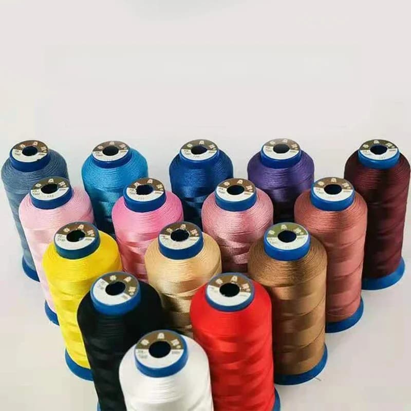 Fil à coudre intérieur de voiture 300D/3, fil à coudre de couleur, ceinture de sécurité de voiture, fil à coudre en polyester haute résistance