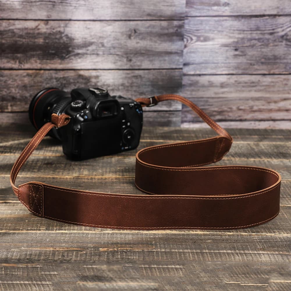 Sangle d'épaule universelle réglable pour appareil photo, ceinture en cuir véritable pour appareil photo, accessoires, pièce