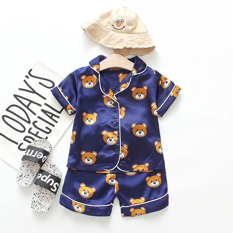 DIIMUU – pyjama d'été pour bébés garçons et filles, vêtements de nuit pour enfants, 1-4T