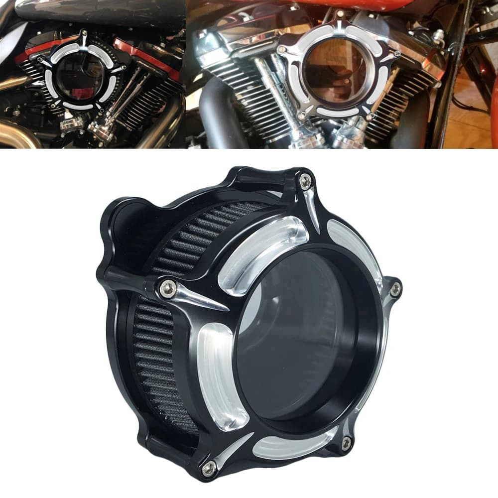 Filtre d'admission de nettoyeur d'air RSD Clarion, pour Harley Sportster XL 883 1200 Dyna FXDLS Touring Electra Road Glide Softail Fat boy FLH