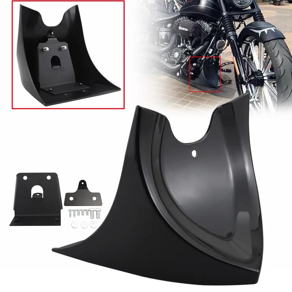 Garde-boue astronomique avant pour moto Harley Sportster Iron 883 1200 XL, carénage de ruisseau fantaisie, noir brillant