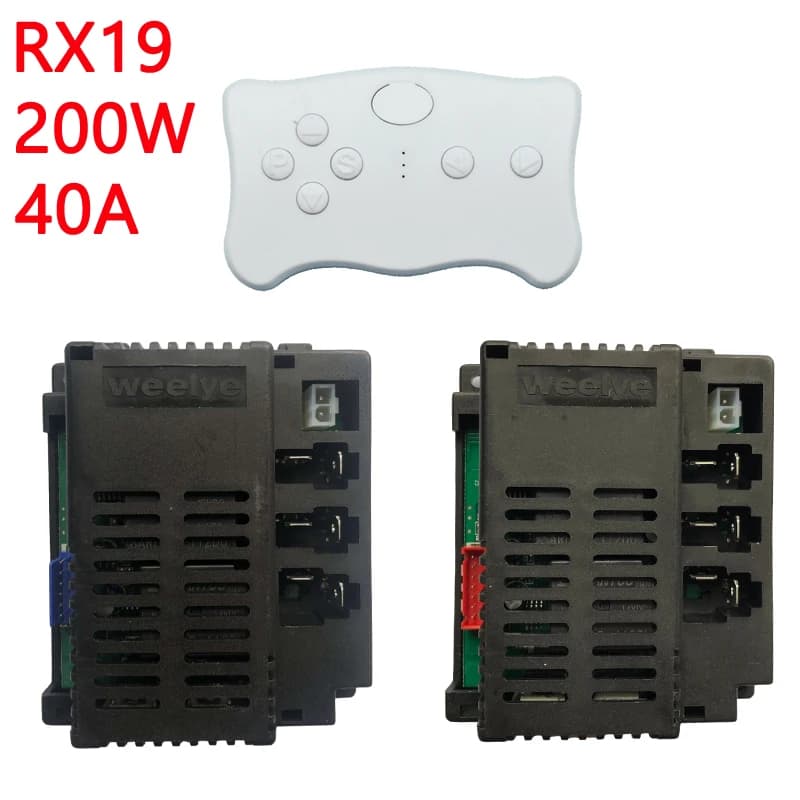 Weelye Wellye RX19 4WD haute puissance pour enfants électrique sur voiture véhicule 2.4G Bluetooth télécommande boîte récepteur carte mère