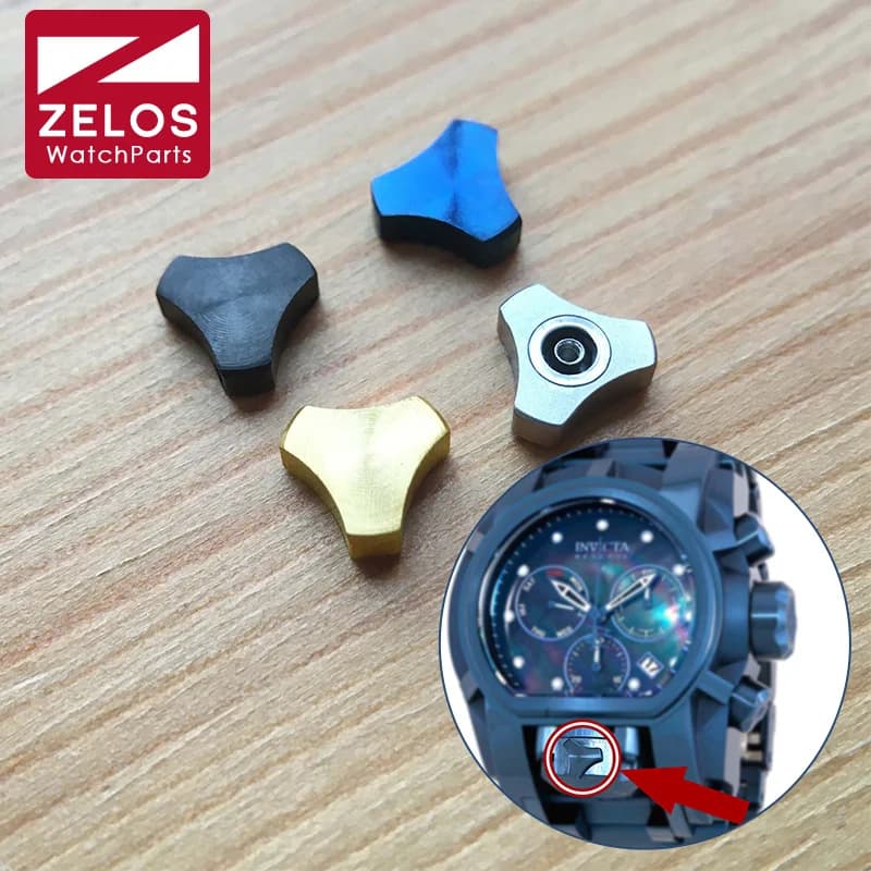 Couronne étanche en acier, pour montre à quartz de 52mm