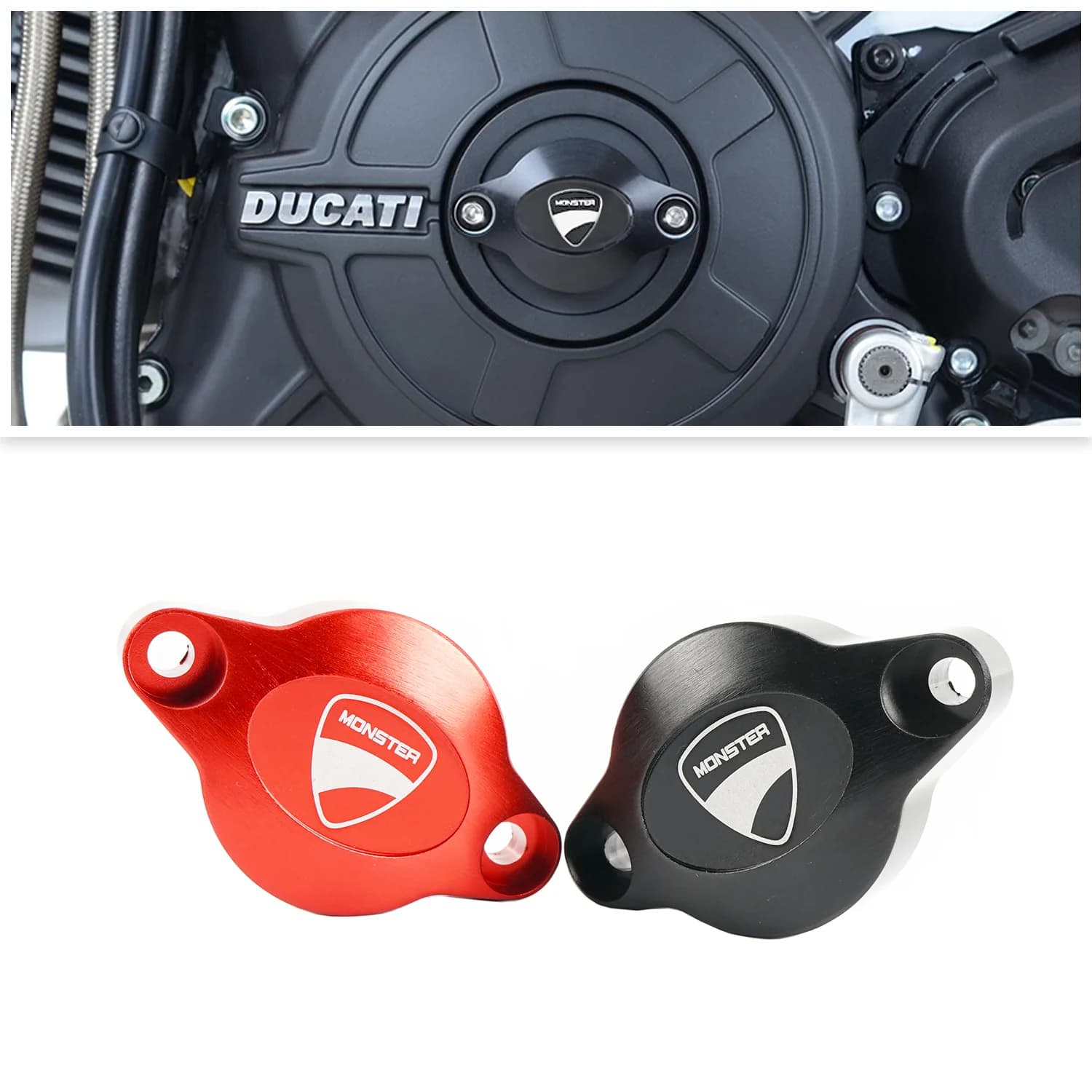 Curseur de carter moteur de moto pour DucSauMonster1100, Evo Monster 1200, sous R, 1200S Monster 696, 795, 796/797, Monster821