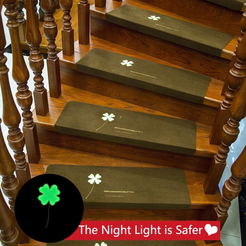 5/10 pièces Tapis de protection lumineux auto-adhésifs antidérapants pour escaliers et sols, découpables DIY, sécurité pour enfants, personnes âgées et animaux domestiques, vente en gros