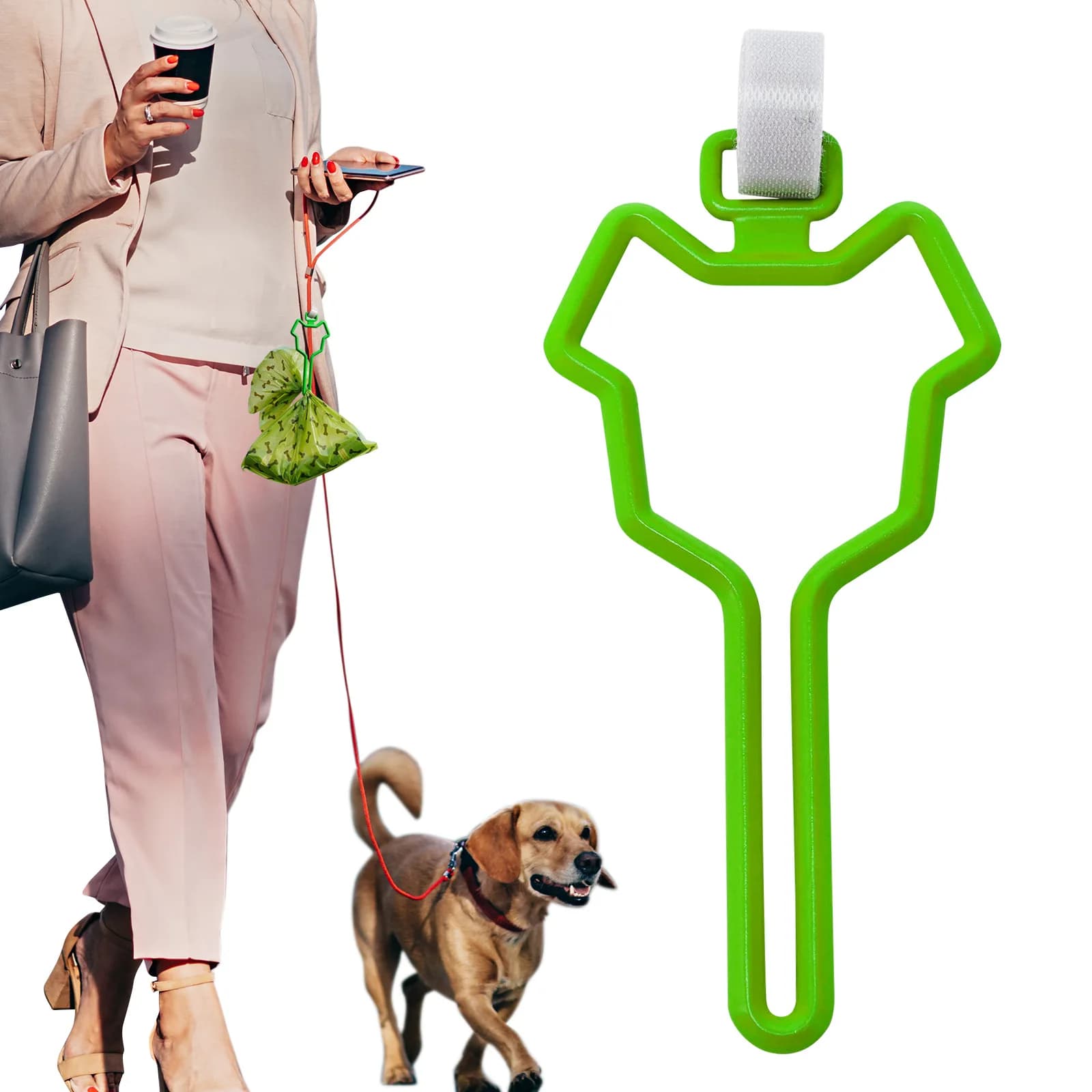 Sacs de merde de chien, mains libres, corde de Traction, distributeur de sac de toilette, support distributeur de sacs de merde de chien, fournitures de nettoyage pour chats