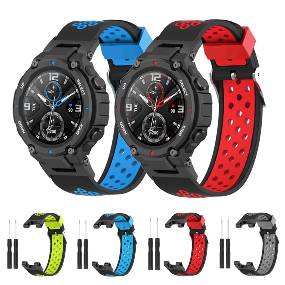 Bracelet de rechange en Silicone pour montre Xiaomi Amazfit t-rex Pro, accessoires de poignet