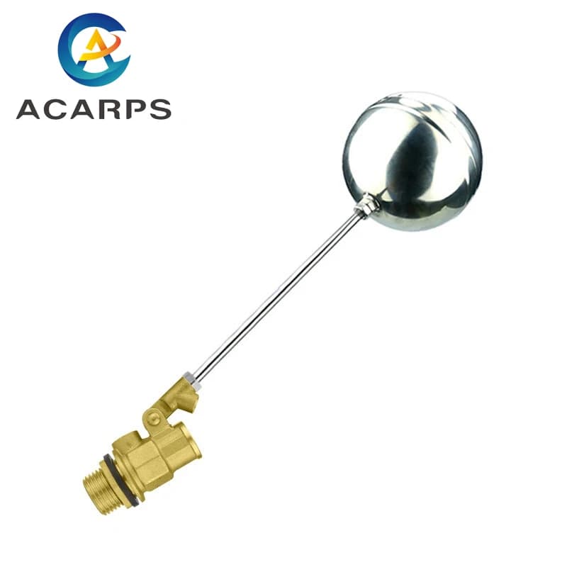 Vanne à flotteur en laiton pour tour d'eau, précieuse, contrôle automatique du débit de niveau d'eau, 1/2 po, 3/4 po, 1 po