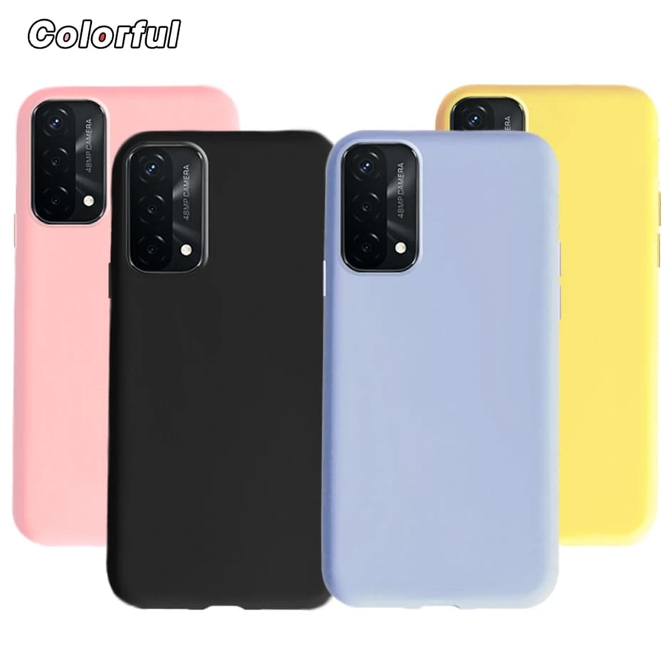 Couverture de bonbons mignonne pour Oppo A74 étui CHP2219 coques de téléphone en Silicone souple pour Oppo A74 A 74 OppoA74 5G CPH2197 couverture arrière pare-chocs complet