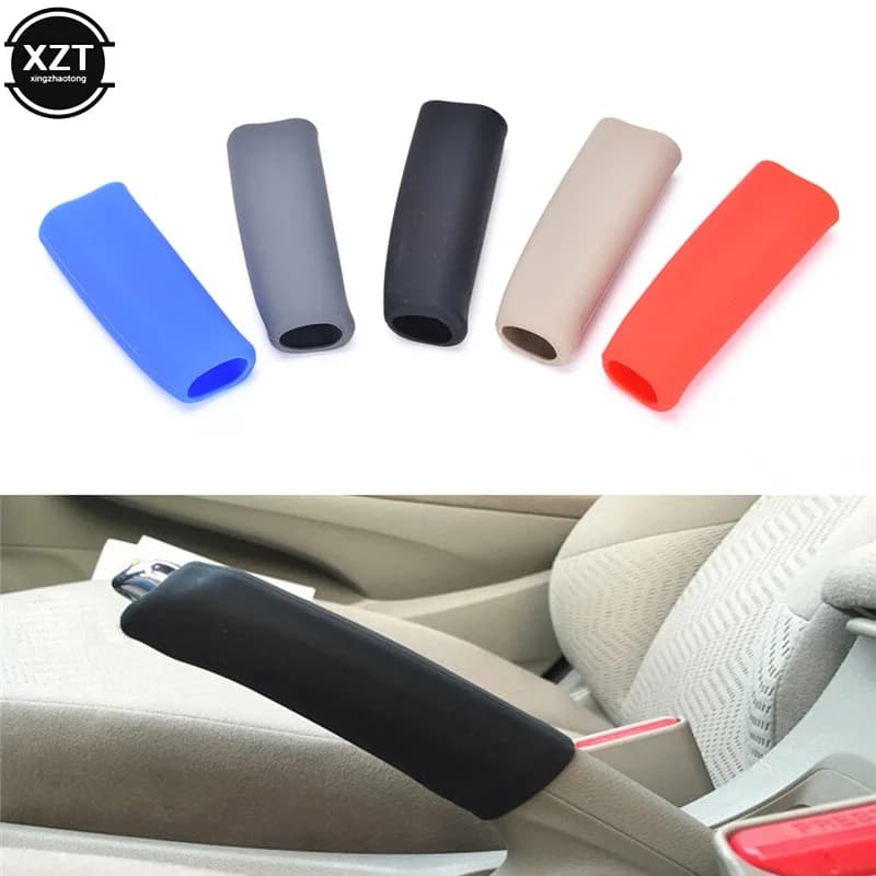 Jeu de freins à main universels pour voiture, manchon de frein à main, couvercle en Gel de Silicone, antidérapant, frein de stationnement automobile