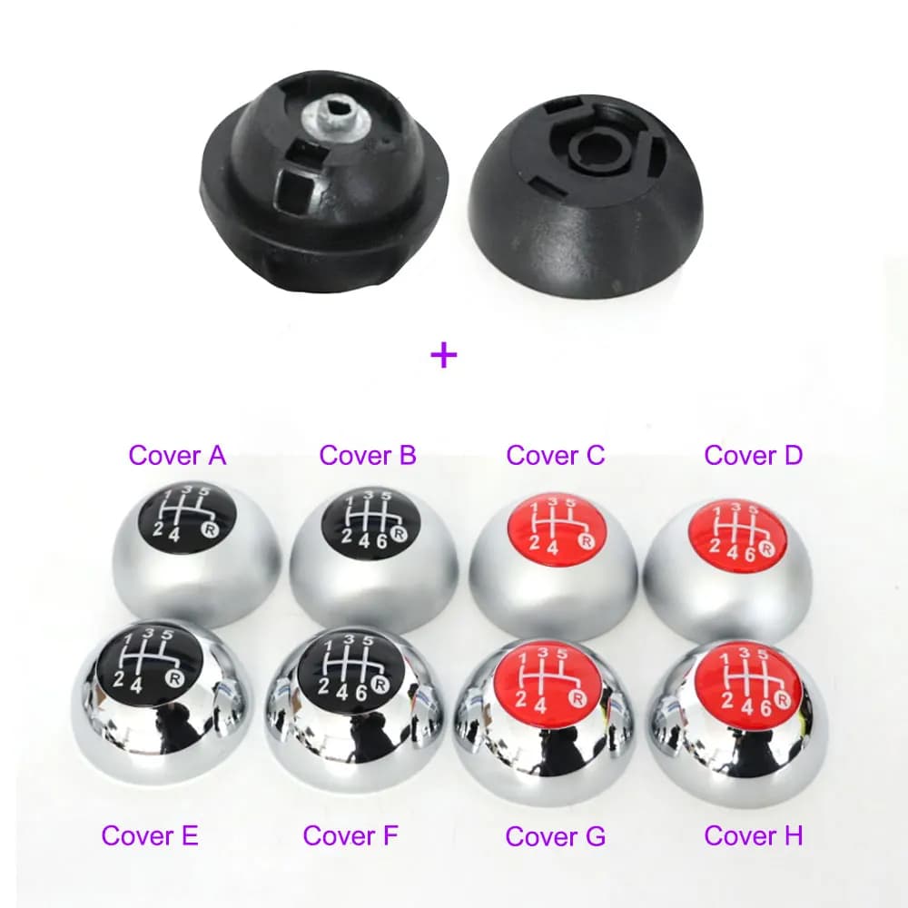 Pommeau de vitesse Main Boule Pour Fiat 500 2012 2013 2014 2015 2016 2017 2018 5 6 Vitesses Pommeau Levier de vitesse de Voiture Accessoires