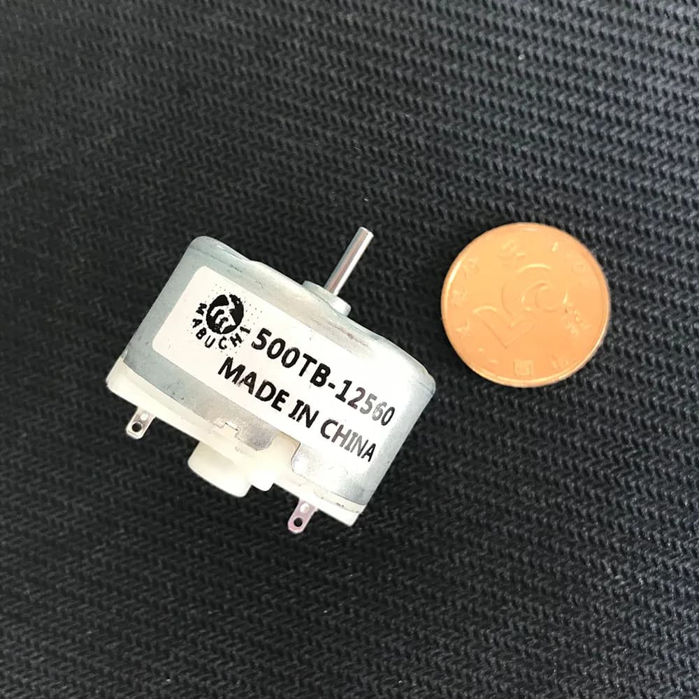 Moteur électrique RF-500TB-12560 DC 6V 12V 24V, pour alarme, cloche, Machine à parfumer, mélangeur 500, appareils ménagers