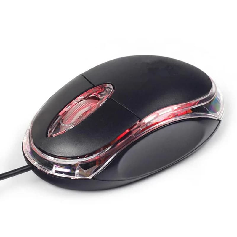 Mini souris filaire optique USB LED souris de conception ergonomique pour PC/ordinateur portable/ordinateur portable