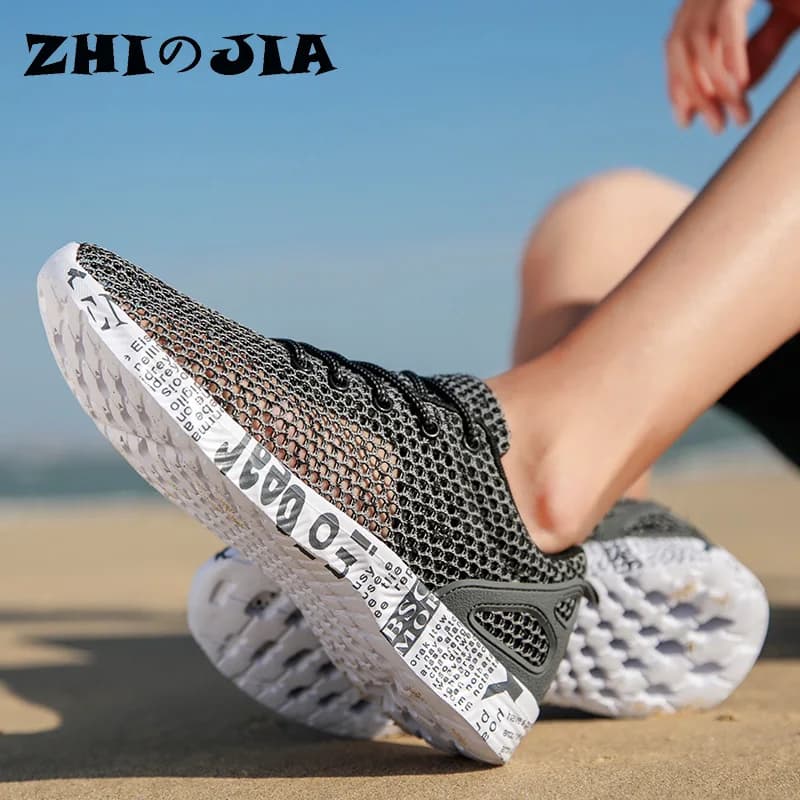 Chaussures de sport confortables et légères pour hommes 2026 – Respirantes, séchage rapide, antidérapantes, pour la randonnée, la plage et les activités aquatiques en extérieur