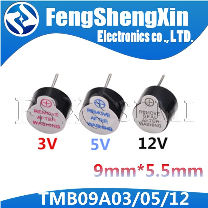 10 pièces/lot 0905 TMB09A03 3V TMB09A05 5V TMB09A12 son de buzzer actif intégré 9*5mm 9mm * 5.5mm