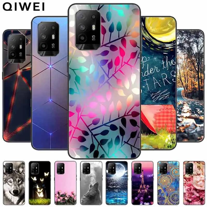 Pour OPPO A94 5G Coque mode couverture arrière en Silicone souple pour OPPO A94 5G 6.43 ''coques de téléphone pour OPPOA94 A 94 CPH2211 Coque A95 5G