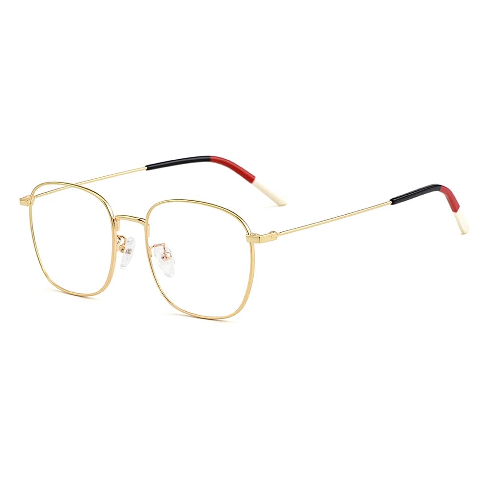 Gmei – monture de lunettes rétro en alliage de titane pour hommes et femmes, accessoire de Prescription pour myopie, carré, à la mode, M0681