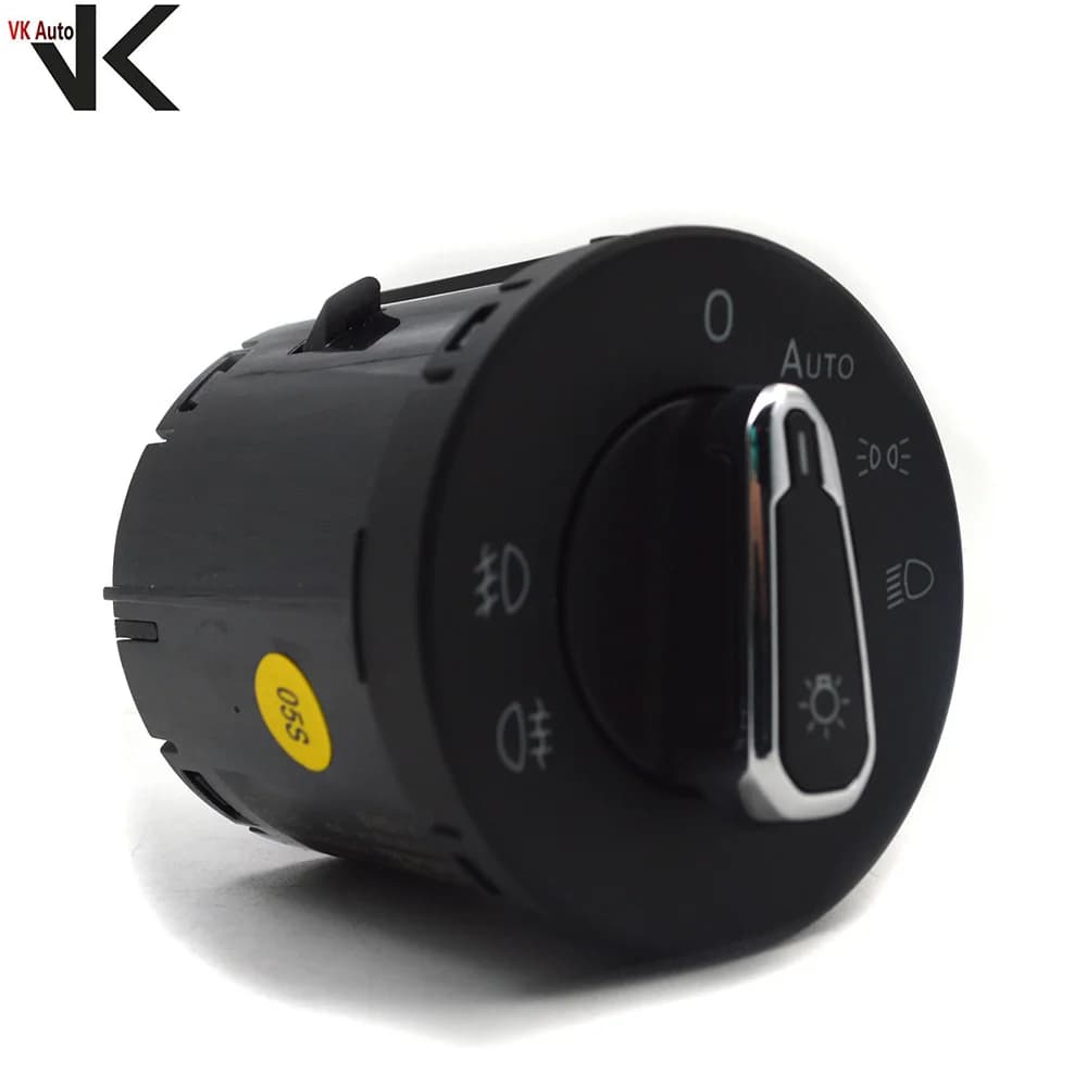 Interrupteur de commande de phare automatique chromé, pour VW Jetta A7 Vento Passat Bora 2019 2020 2021