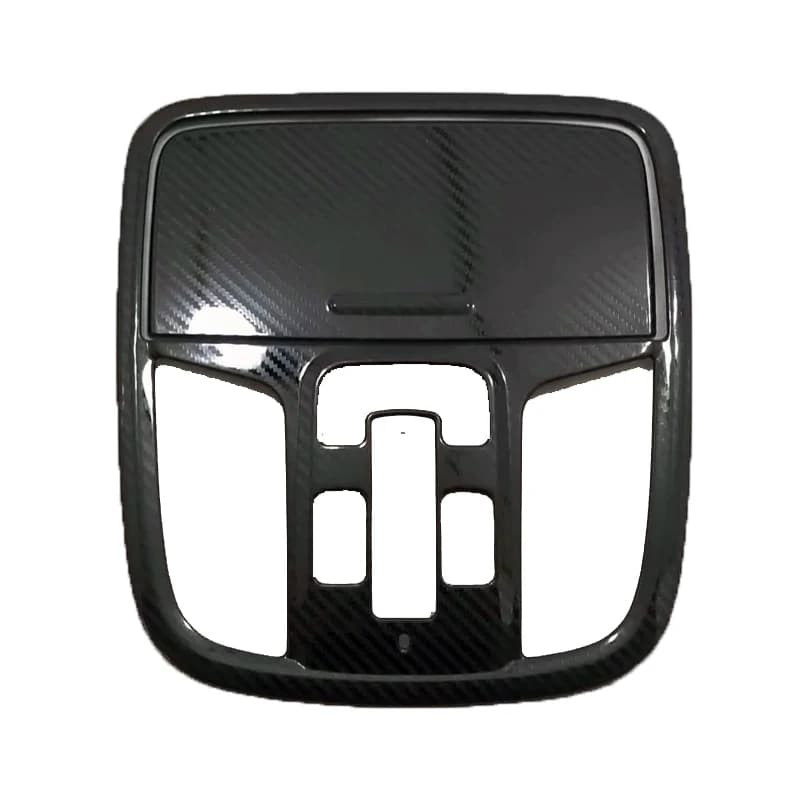 Couvercle de cadre de lampe de lecture de tête intérieure avant de voiture en carbone inoxydable, garniture de protection, accessoire pour Kia Stinger GT2, 2018-2021