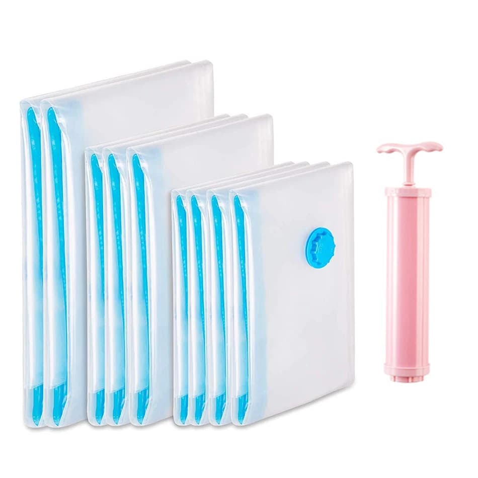 Sacs de rangement sous vide, organisateur de garde-robe, sac scellé sous vide, sacs permettant de gagner de l'espace pour vêtements, oreiller, couverture de literie
