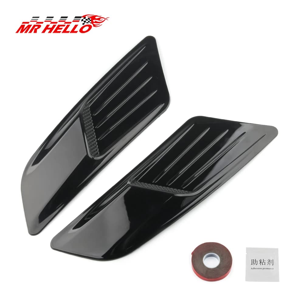 Copie universelle en Fiber de carbone pour capot avant de voiture, garniture d'admission d'air, protection de ventilation