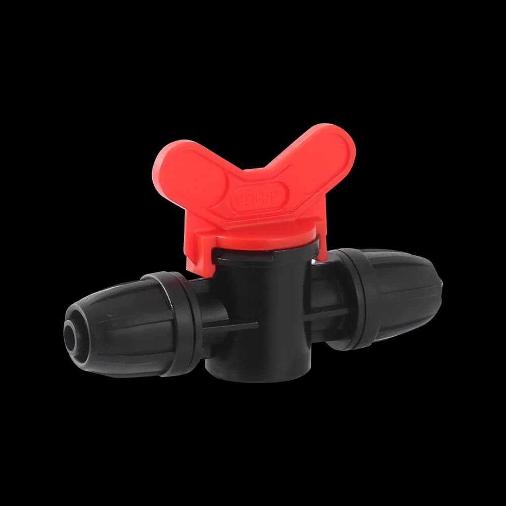 Valve de Verrouillage Capillaire pour Joint de Tuyau de Jardin, Système d'Irrigation Botanique, Raccord de Tuyau, Micro Connecteur de Pulvérisation, 8mm, 1 Pièce