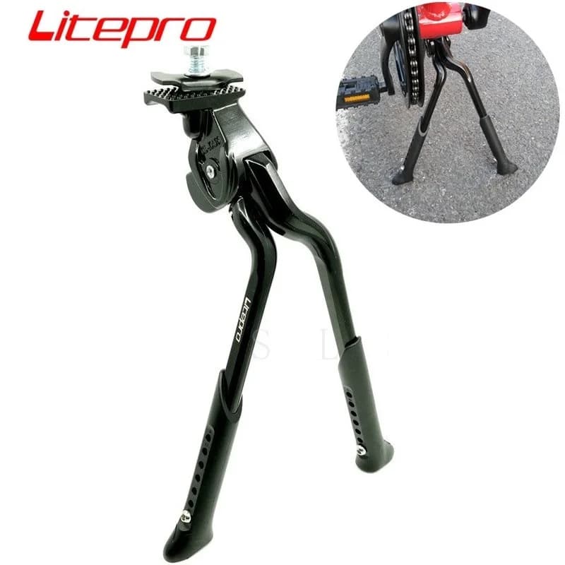 Litepro – béquille de vélo 16, 18, 20, 26, 27.5 pouces, 700C, pour vtt, vélo de route, pliable, réglable